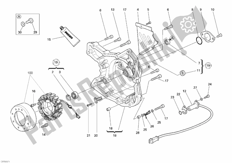 Tutte le parti per il Generatore del Ducati Monster S2R 1000 USA 2007